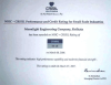 NSIC - CRISIL PERFORMANCE & CREDIT RATING IN 2006-2007