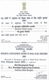 Our Certificate